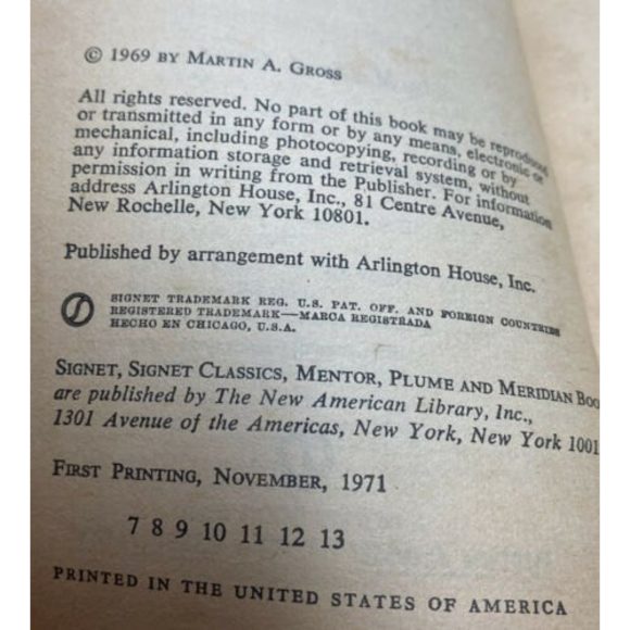 The Nostalgia Quiz Book by Martin A Gross‎ First Printing 1971 - Picture 6 of 6